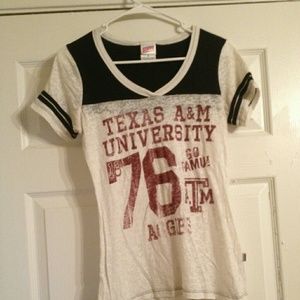 Texas A&M burn out shirt